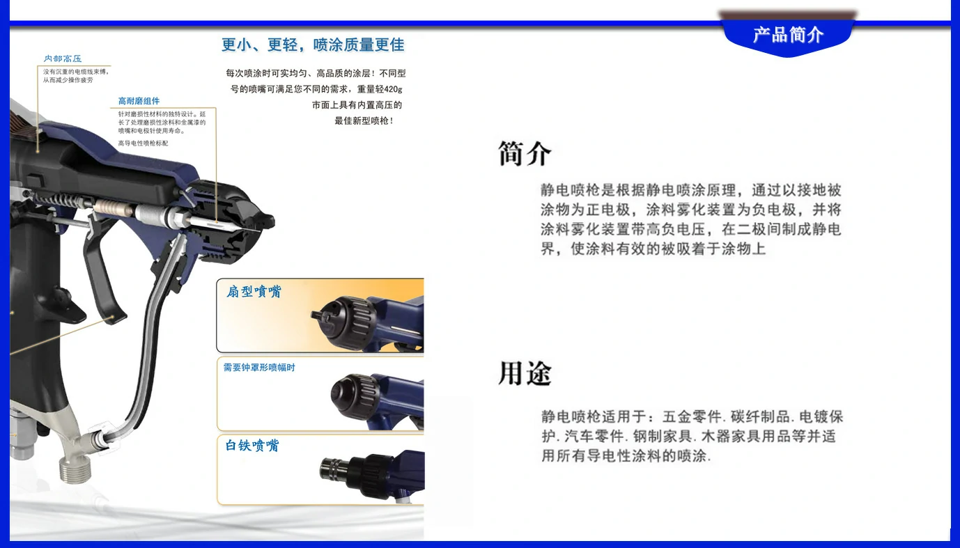 静电喷枪简介及用途