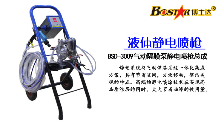 水油通用型液体静电喷枪