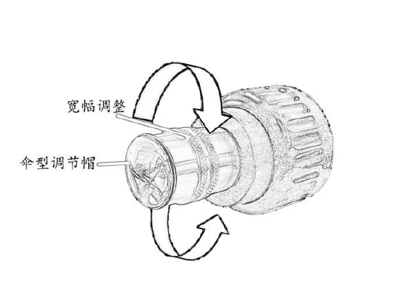 智能型水性涂料静电喷枪喷嘴调节方法