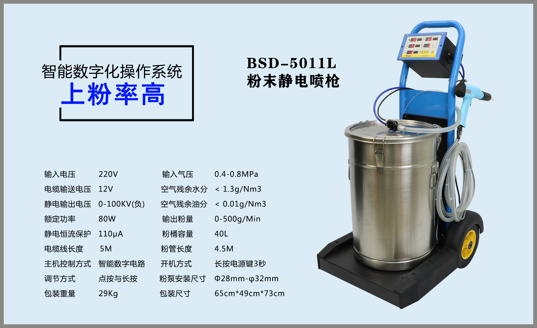经济型手动粉枪